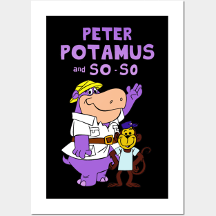 Peter Potamus And So So Posters and Art